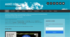Desktop Screenshot of andresgomezmeteo.com