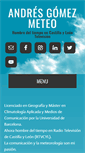 Mobile Screenshot of andresgomezmeteo.com